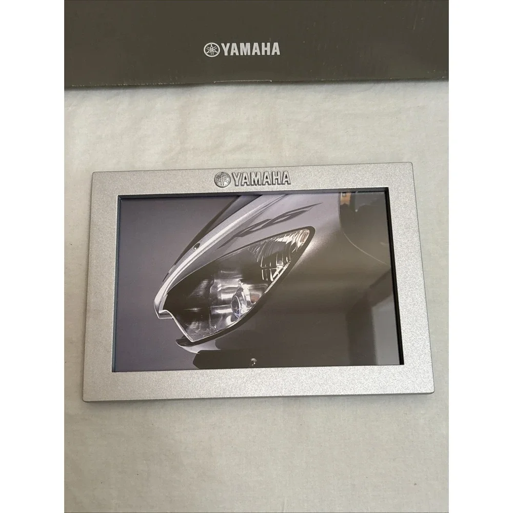 Yamaha Diecast Aluminum Picture Frame YZF-R6 Motorcycle Photos Brochure Box